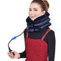 Nackenstrecker | Aufblasbar | Langlebig | Kompakt | Effektiv | Komfortabel-Blau-Luzern Mode