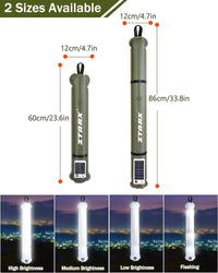 LED-Rohrlampe | Wiederaufladbar | Solar | Langlebig | Aufblasbar | Vielseitig-Luzern Mode
