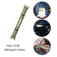 LED-Rohrlampe | Wiederaufladbar | Solar | Langlebig | Aufblasbar | Vielseitig-Luzern Mode