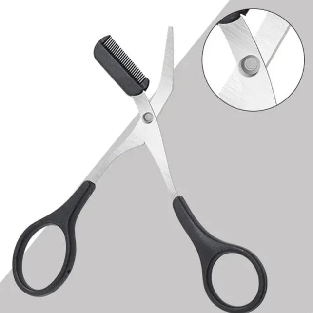 Augenbrauen-Trimmer | Schere | Rostfreies Stahl | Präzise | Kompakt-Luzern Mode