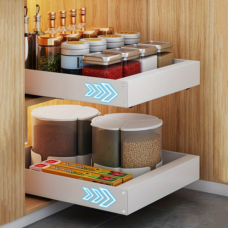 Küchenschrank Organizer | Ausziehbar Praktisch Kompakt Platzsparend-Luzern Mode