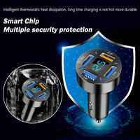 USB Autoladegerät | Schnellladen 12V Android Apple Universell Robust Kompakt-Luzern Mode