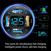 USB Autoladegerät | Schnellladen 12V Android Apple Universell Robust Kompakt-Luzern Mode