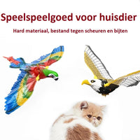 Spielzeug für Katzen | Automatisch | Bewegend | Realistisch | Aktiv-Papagei + Adler-Luzern Mode