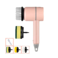 Geschirrspülbürste | Automatisch | Wiederaufladbar | Leistungsstark | Rotierend | USB-Rosa-Luzern Mode