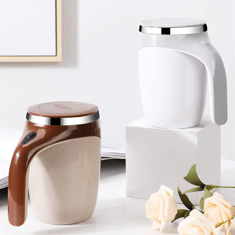 Thermosbecher | Selbstmischend Kompakt BPA-frei Vielseitig 400 ml Leicht-Braun-Luzern Mode