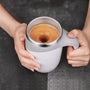 Thermosbecher | Selbstmischend Kompakt BPA-frei Vielseitig 400 ml Leicht-Hellgrau-Luzern Mode