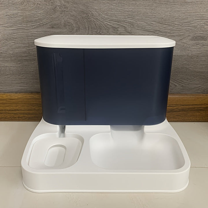 Automatische Katzenfutterspender | 2-in-1 Praktisch Langlebig Intelligent-Blau-Luzern Mode