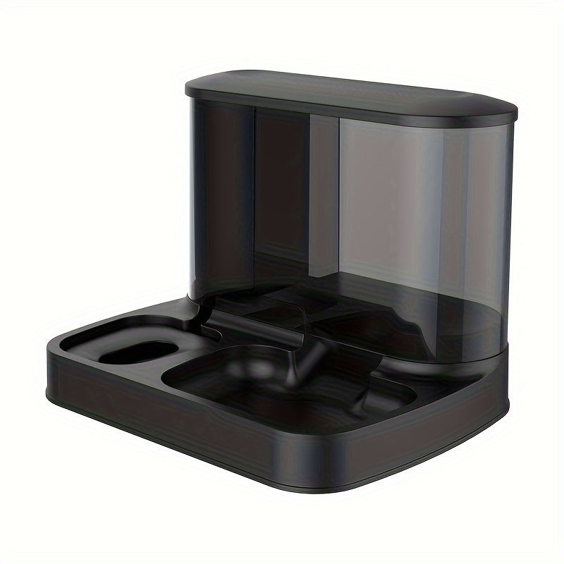 Automatische Katzenfutterspender | 2-in-1 Praktisch Langlebig Intelligent-Schwarz-Luzern Mode