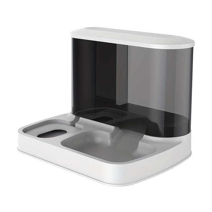 Automatische Katzenfutterspender | 2-in-1 Praktisch Langlebig Intelligent-Weiß-Luzern Mode