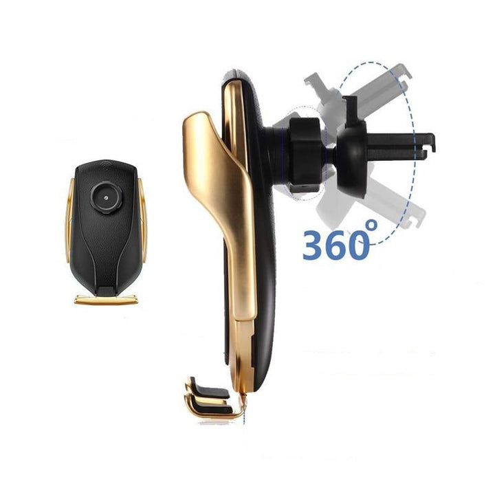 Auto Handyhalterung | Ladegerät | Stabil | Universell | Drehbar | USB-Luzern Mode