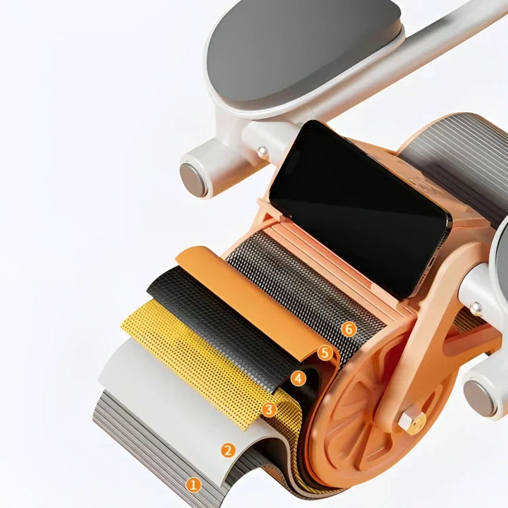Bauchmuskelroller | Automatisch Fitness Vielseitig Einfach Praktisch-Luzern Mode