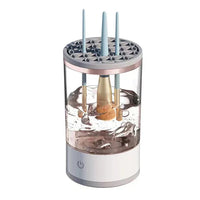 Make-upbürstenreiniger | Automatisch | Schnell | Elektrisch | USB | Weiß-Weiße USB-Luzern Mode