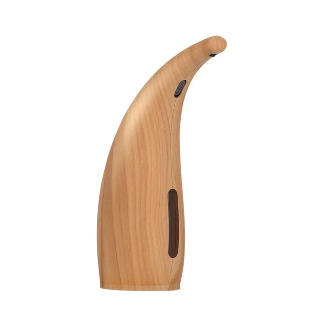 Seifenspender | Universell | Automatisch | Sensor | LED-Anzeige-Holz-Luzern Mode