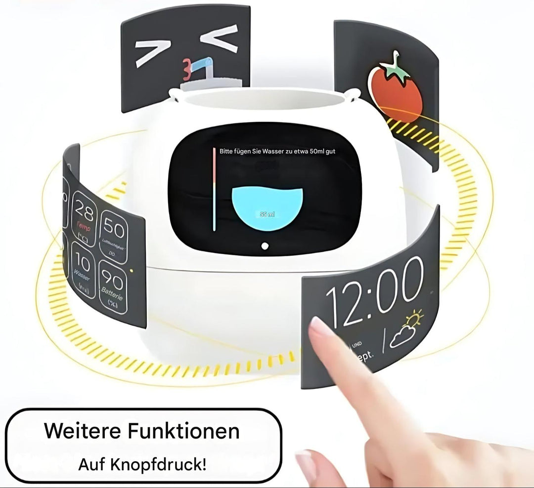 Smart-Blumentopf | Automatisch App-Verbunden Universal Emojis Praktisch Süß-Luzern Mode