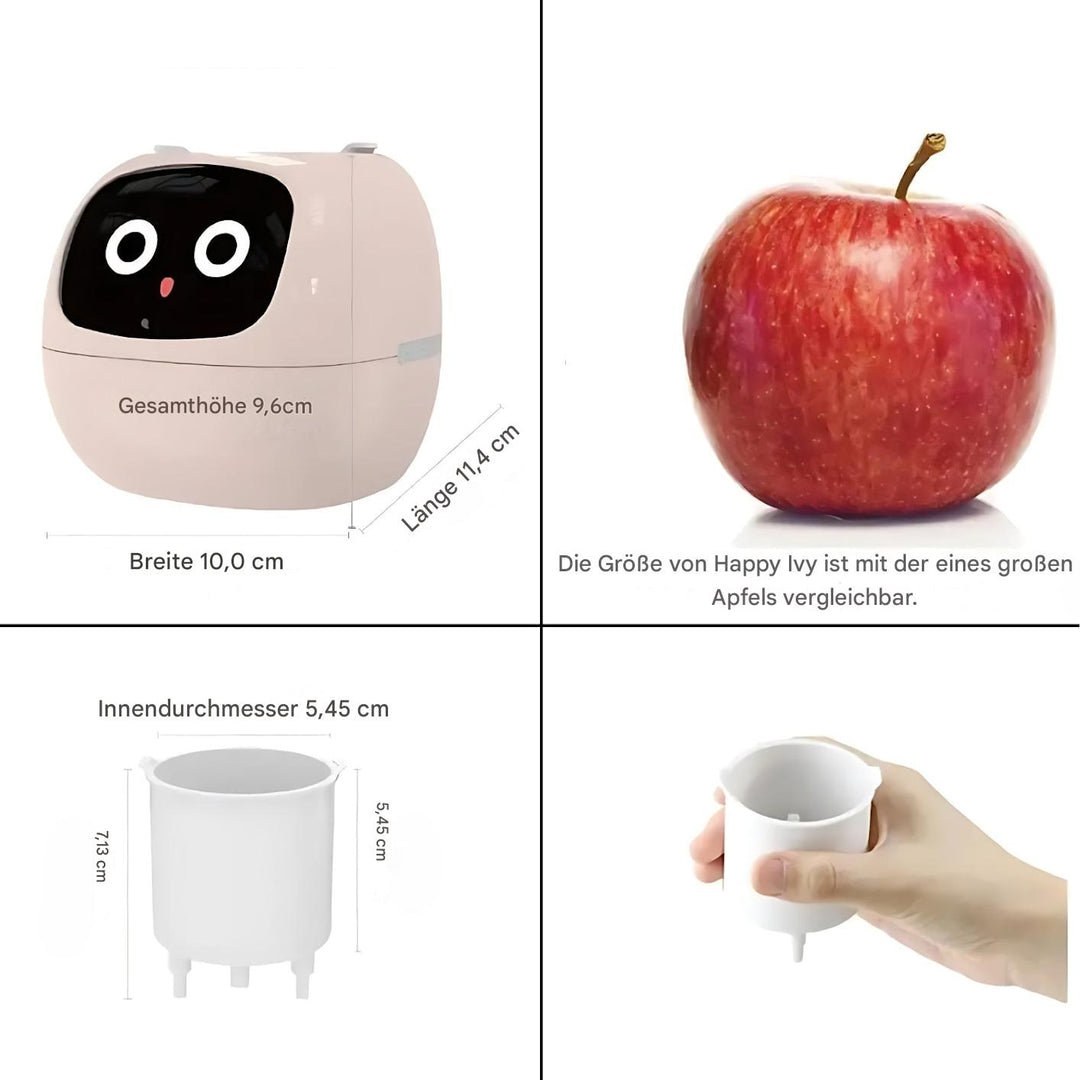 Smart-Blumentopf | Automatisch App-Verbunden Universal Emojis Praktisch Süß-Luzern Mode