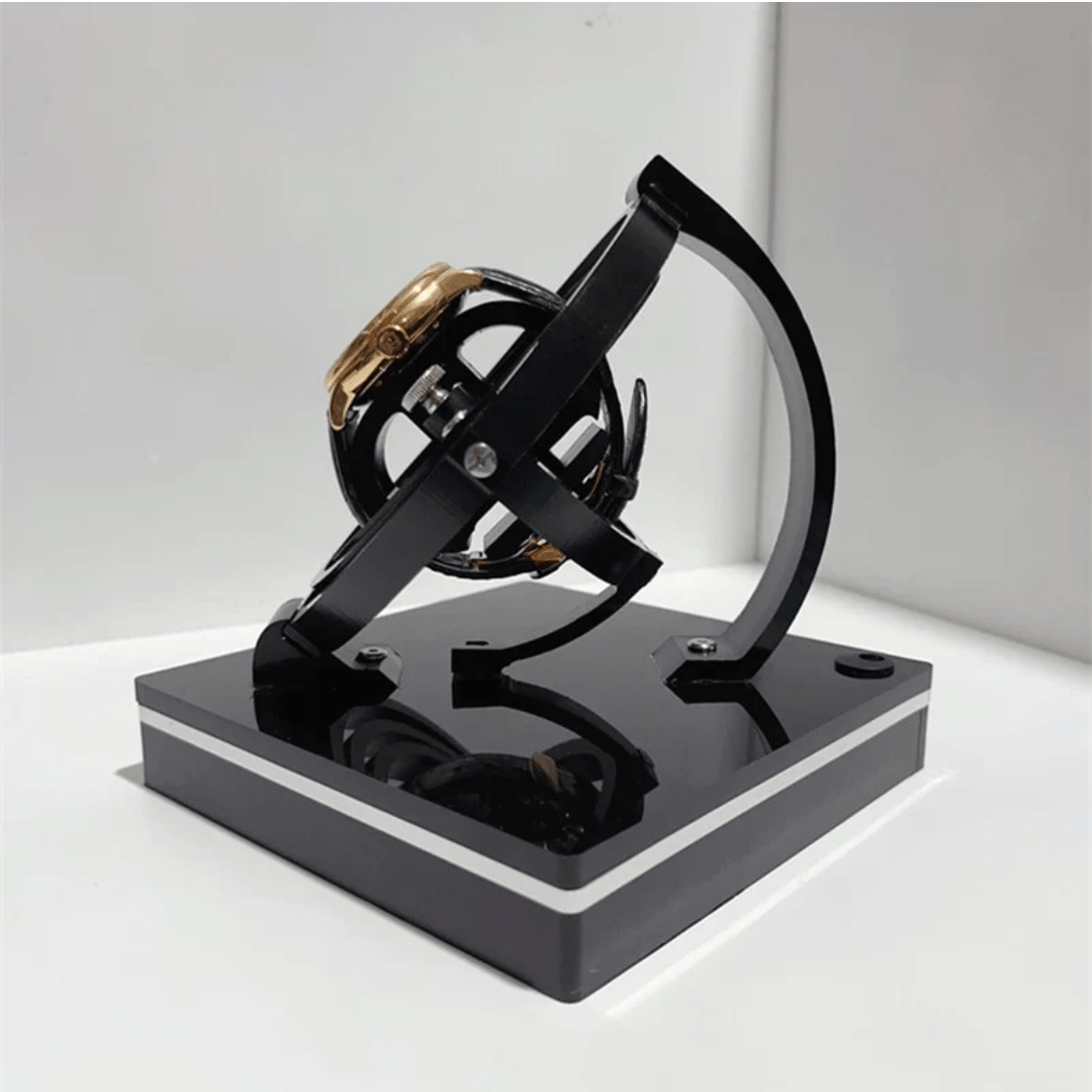 Uhrenaufzug | Automatisch | Rotierender Motor | Schwarz | Stilvoll-Luzern Mode
