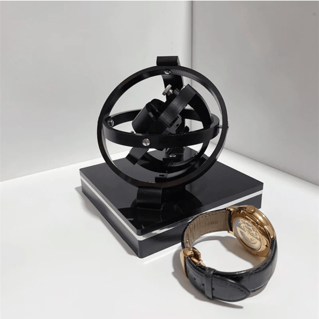 Uhrenaufzug | Automatisch | Rotierender Motor | Schwarz | Stilvoll-Luzern Mode