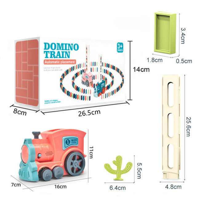 Dominospielzeug | Automatisch Praktisch Kreativ Vielseitig Langlebig-Rosa-60 Stück-Luzern Mode