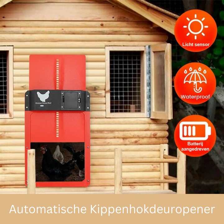 Hühnerstallverschluss | Automatisch, Intelligent, Sicher, Wetterfest, Langlebig-Luzern Mode