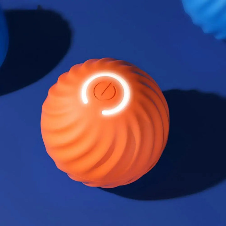 Hundeball | Interaktiv, Automatisch, Rollend, Wiederaufladbar, Langlebig, Fit-Orange-Luzern Mode