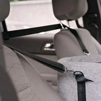 Haustier Autositz | Sicher | Grau | Vielseitig | Komfortabel | Langlebig-Luzern Mode