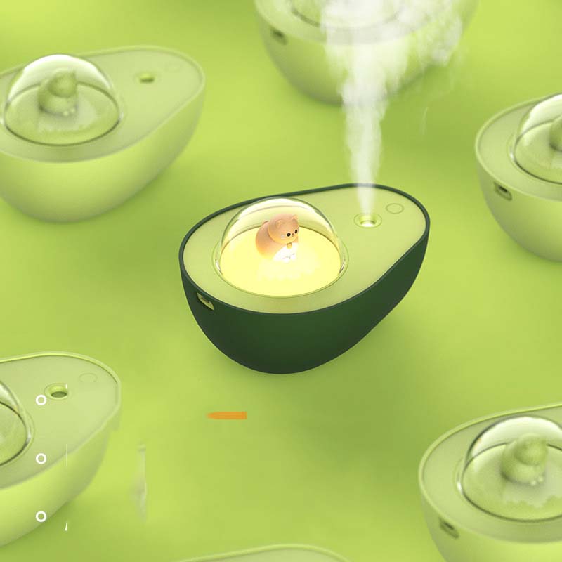 Mini-Luftbefeuchter | Kompakt | Avocado-Design | Stilvoll | Einzigartig | Leise | Vielseitig-Luzern Mode