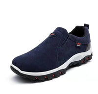 Herren Sneaker rutschfest atmungsaktiv für Outdoor Sport-38-Blau-Luzern Mode