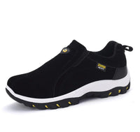 Herren Sneaker rutschfest atmungsaktiv für Outdoor Sport-38-Schwarz-Luzern Mode