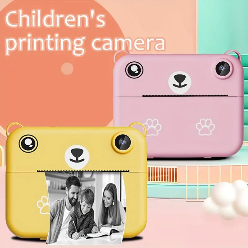 Sofortbildkamera für Kinder mit 1080p-Video, Druckfunktion & Zubehör