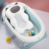 Baby-Badekissen | Rutschfest | Sicher | Bequem | Niedlich | Vielseitig-Weiße Katze-Luzern Mode