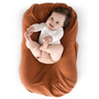 Baby-Nest-Kissen | Ergonomisch | Bequem | Sicher | Atmungsaktiv | Weich-Braun-Luzern Mode