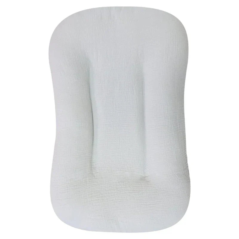Baby-Nest-Kissen | Ergonomisch | Bequem | Sicher | Atmungsaktiv | Weich-Grau-Luzern Mode