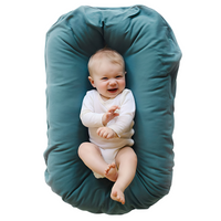 Baby-Nest-Kissen | Ergonomisch | Bequem | Sicher | Atmungsaktiv | Weich-Grün-Luzern Mode