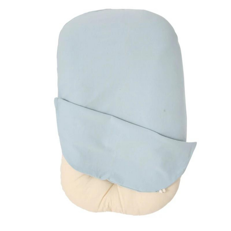 Baby-Nest-Kissen | Ergonomisch | Bequem | Sicher | Atmungsaktiv | Weich-Hellblau-Luzern Mode