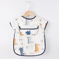 Kinderschürze | Vielseitig Wasserdicht mit Taschen Tiermotiv Niedlich-D-0-3 Jahre-Luzern Mode