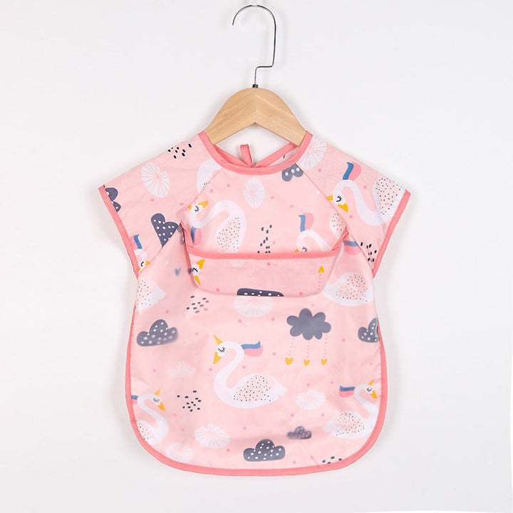 Kinderschürze | Vielseitig Wasserdicht mit Taschen Tiermotiv Niedlich-G-0-3 Jahre-Luzern Mode