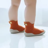 Babyschuhe | Flexibel | Gummi | Rutschfest | Süß | Tierdruck-Limette-7 bis 12 Monate-Luzern Mode