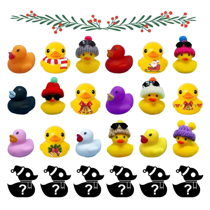 Adventskalender | Badeentchen Kinder Einzigartig Spielen Niedlich Überraschung-Luzern Mode