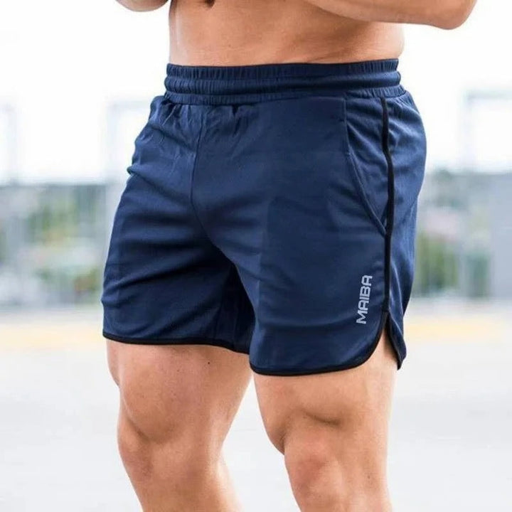 Herren Sportshorts für Fitness, Laufen und Training-Donkerblauw-M-Luzern Mode