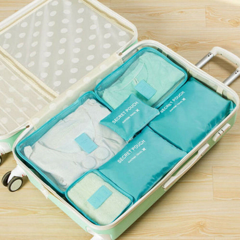 Gepäck-Organizer-Set – 2 zum Preis von 1 Platzsparende Reiseaufbewahrungsbeutel