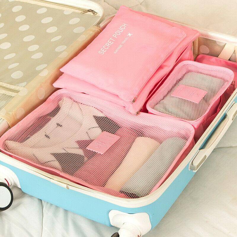 Gepäck-Organizer-Set – 2 zum Preis von 1 Platzsparende Reiseaufbewahrungsbeutel