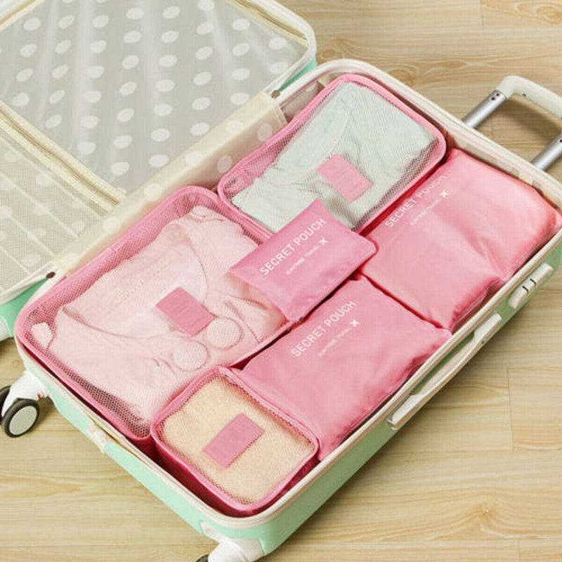 Gepäck-Organizer-Set – 2 zum Preis von 1 Platzsparende Reiseaufbewahrungsbeutel