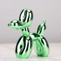 Ballonhund Figur | Metallisch Stilvoll Kunstharz Langlebig Einzigartig Geschenk-Grün-Luzern Mode
