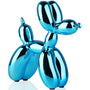 Ballonhund Figur | Metallisch Stilvoll Kunstharz Langlebig Einzigartig Geschenk-Himmelblau-Luzern Mode