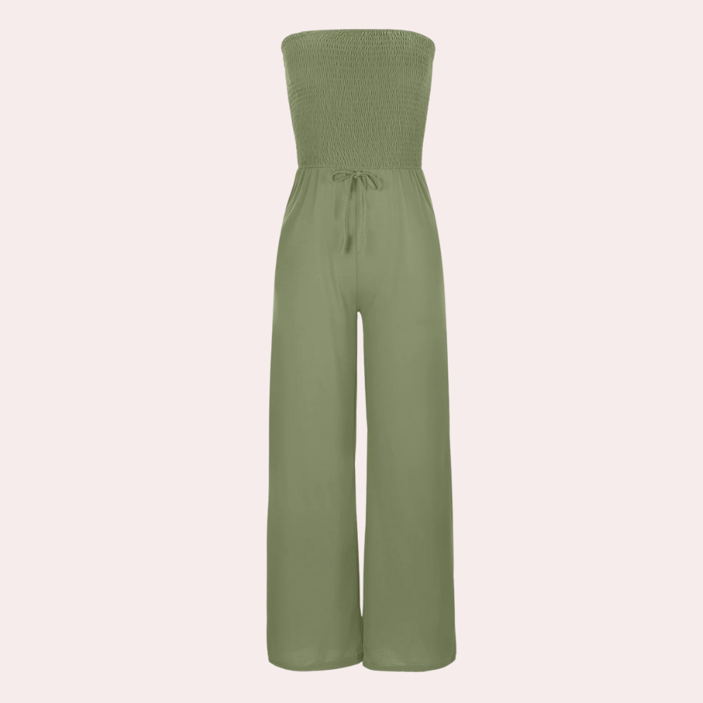 Schulterfreier Jumpsuit Damen - Eleganter Einteiler Sommer-Luzern Mode