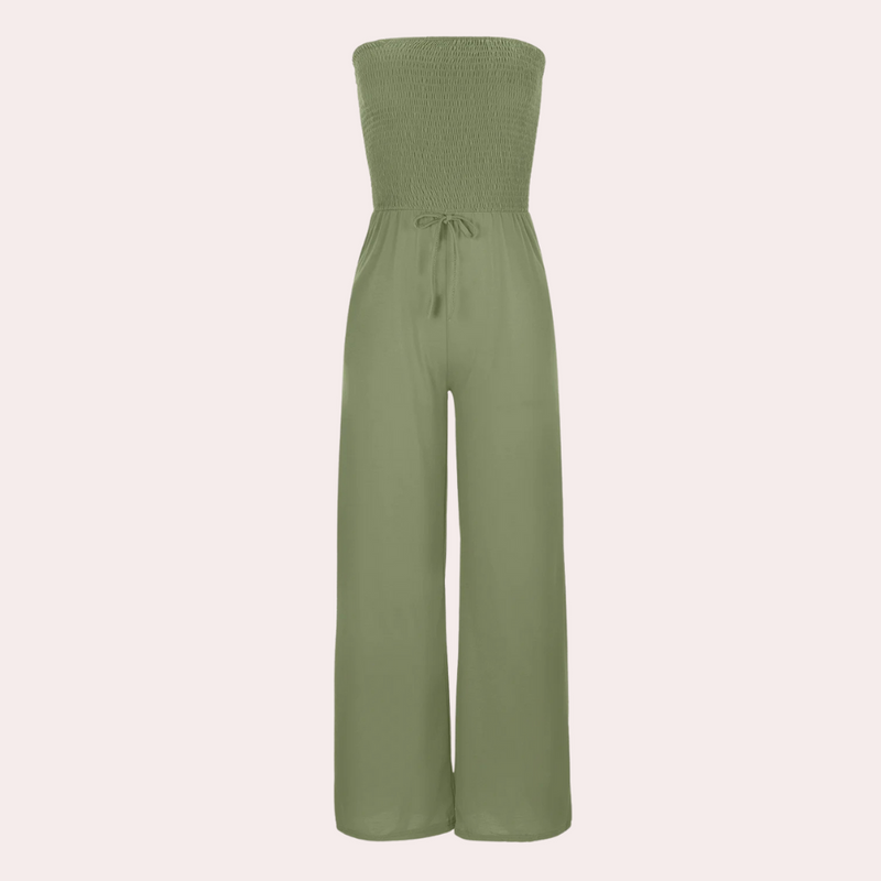 Schulterfreier Jumpsuit Damen - Eleganter Einteiler Sommer-Luzern Mode