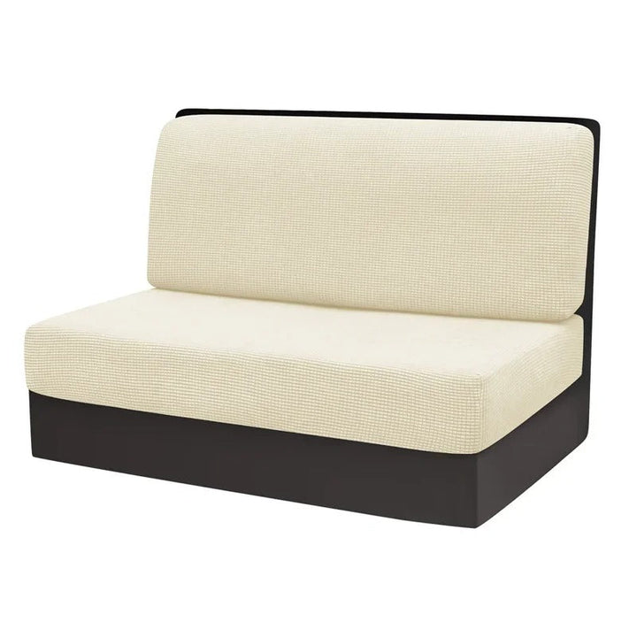 Wohnmobilsitzbezug | Set Dehnbar Langlebig Stilvoll Waschbar Weich Einfarbig-Beige-Luzern Mode