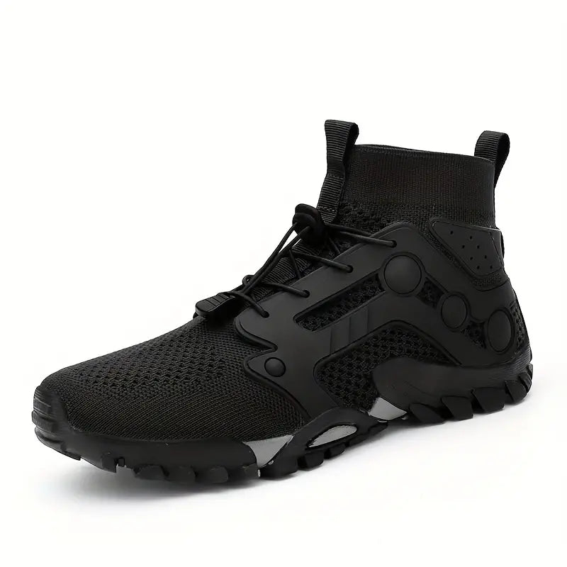 Wasserdichte Outdoor-Sportschuhe für Herren – Rutschfest-Schwarz-38-Luzern Mode