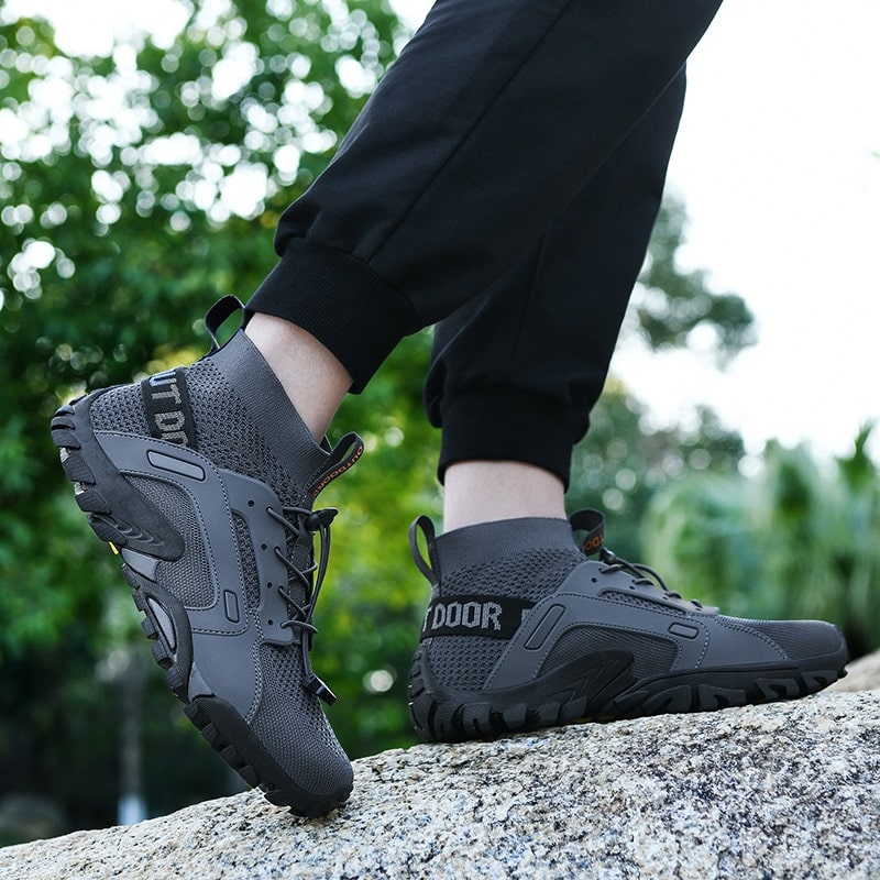 Herren Barfußschuhe | Rutschfester Sohle | Orthopädisch | Ultraleicht-Luzern Mode